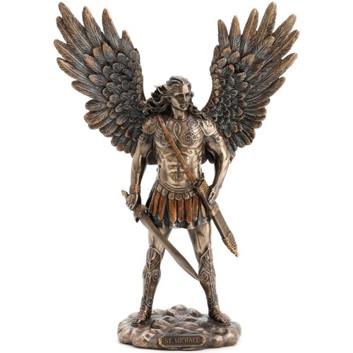 Indretning Små statuer og figurer Signes Grimalt Figur Saint Michael Sword Guld