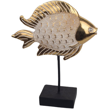 Indretning Små statuer og figurer Signes Grimalt Fiskefigur Med Base Guld