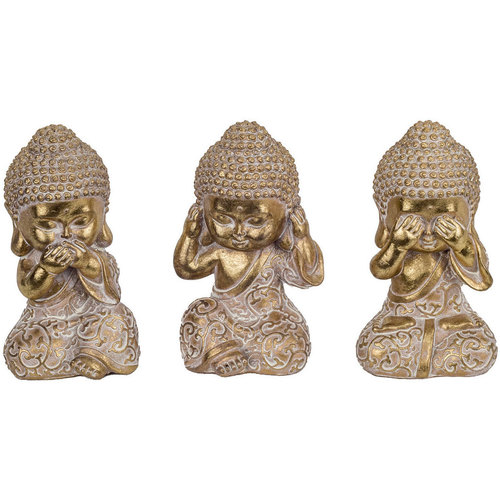 Indretning Små statuer og figurer Signes Grimalt Buddha Figur 3 Uni. Guld
