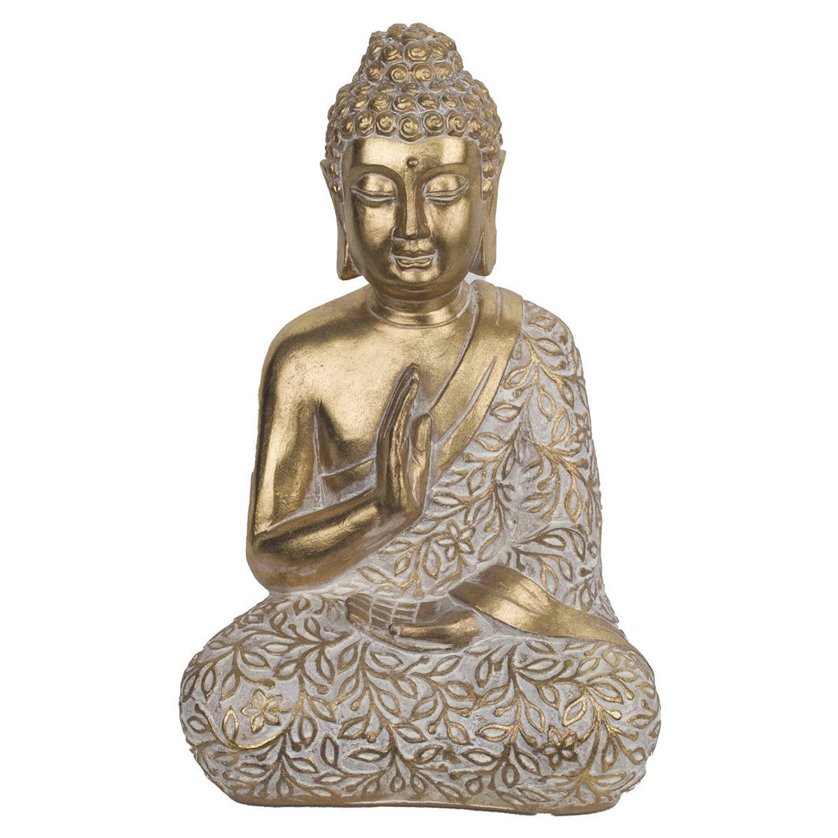 Indretning Små statuer og figurer Signes Grimalt Bedende Buddha-Figur Guld