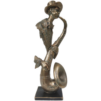 Indretning Små statuer og figurer Signes Grimalt Saxofonmusikerfigur Guld