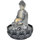 Indretning Små statuer og figurer Signes Grimalt Buddha Springvand Med Lys Grå