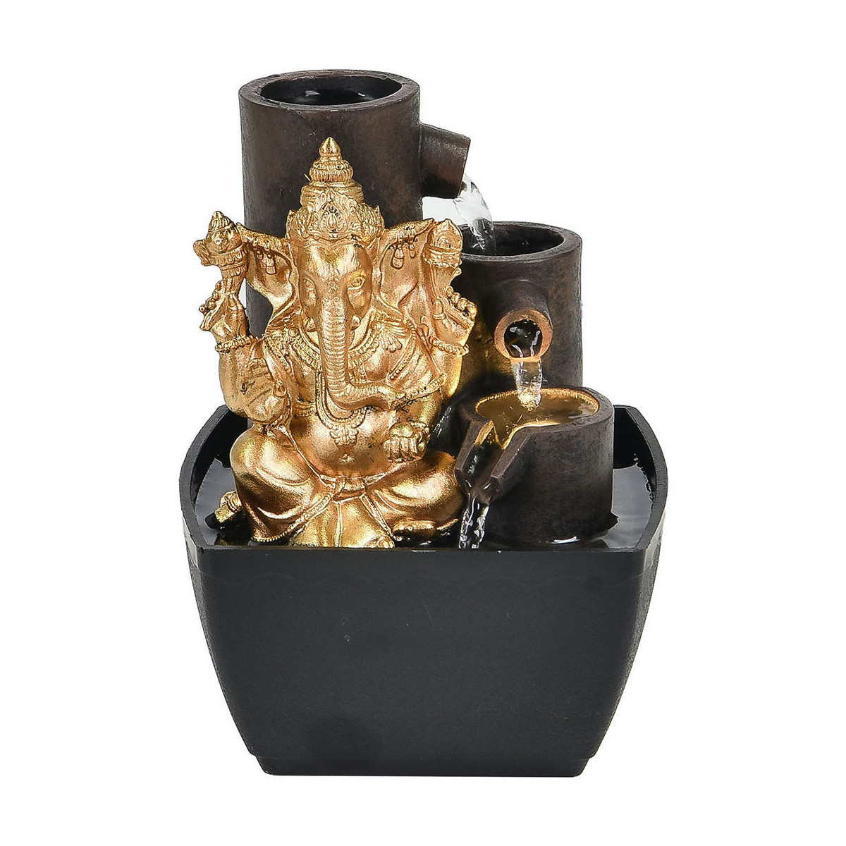 Indretning Små statuer og figurer Signes Grimalt Gud Ganesha-Fontænen Guld