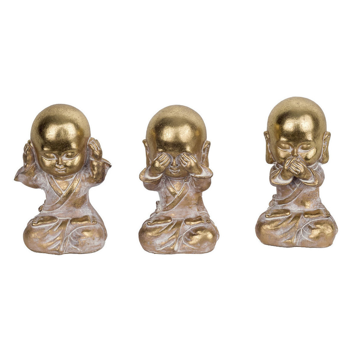 Indretning Små statuer og figurer Signes Grimalt Munk Figur 3 Enheder Guld