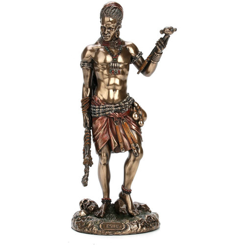 Indretning Små statuer og figurer Signes Grimalt Figur Gud Eshu Yoruba Guld