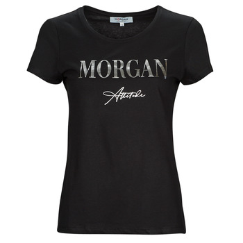textil Dame T-shirts m. korte ærmer Morgan DATTI Sort