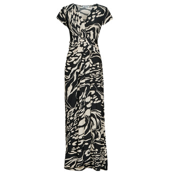 textil Dame Lange kjoler Morgan RDUEL Sort / Hvid