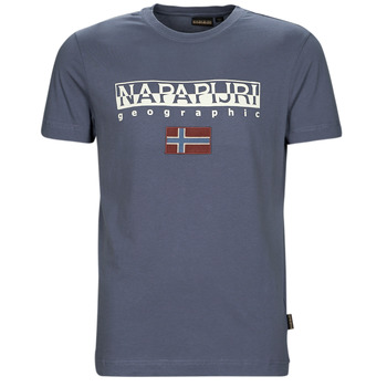 textil Herre T-shirts m. korte ærmer Napapijri AYAS Blå