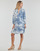 textil Dame Korte kjoler One Step FW30031 Hvid / Blå