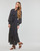 textil Dame Lange kjoler MICHAEL Michael Kors ASTOR PRNT DRESS Marineblå / Beige