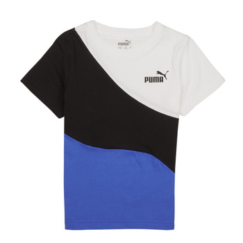 textil Dreng T-shirts m. korte ærmer Puma PUMA POWER Sort / Blå