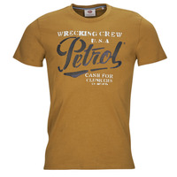 textil Herre T-shirts m. korte ærmer Petrol Industries T-Shirt SS Classic Print Brun