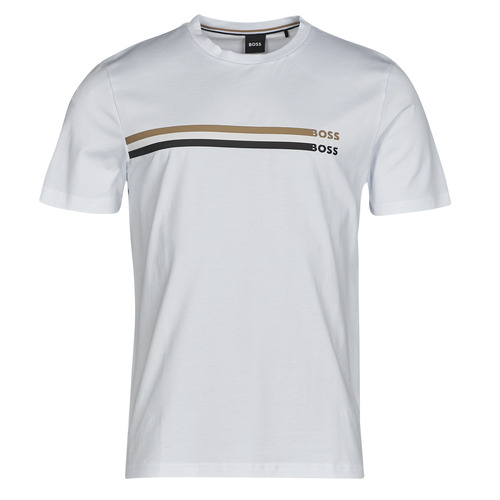 textil Herre T-shirts m. korte ærmer BOSS Tiburt 346 Hvid