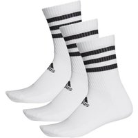 Undertøj Herre Sportsstrømper adidas Originals 3-Stripes Cushioned Crew Socks 3 Pairs Hvid