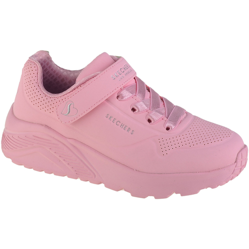 Sko Pige Lave sneakers Skechers Uno Lite-Frosty Vibe Pink