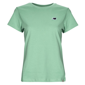 textil Dame T-shirts m. korte ærmer New Balance Small Logo Tee Grøn