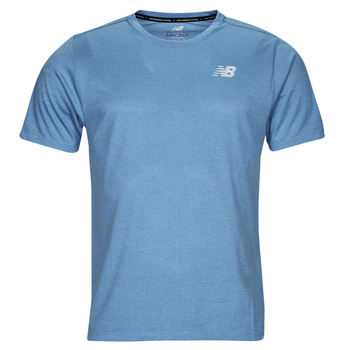 textil Herre T-shirts m. korte ærmer New Balance Impact Run Short Sleeve Blå