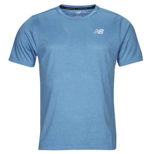 textil Herre T-shirts m. korte ærmer New Balance Impact Run Short Sleeve Blå