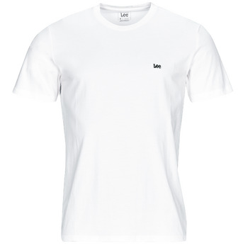 textil Herre T-shirts m. korte ærmer Lee SS PATCH LOGO TEE Hvid