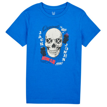 textil Dreng T-shirts m. korte ærmer Jack & Jones JORROXBURY TEE SS CREW NECK Blå