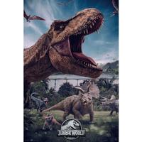 Indretning Skilte og plakater Jurassic World TA9310 Grøn