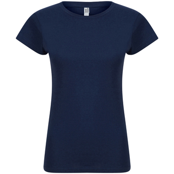 textil Dame Langærmede T-shirts Casual Classics  Blå