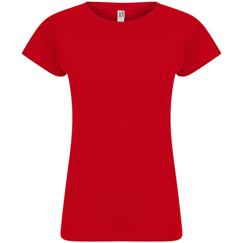 textil Dame Langærmede T-shirts Casual Classics  Rød