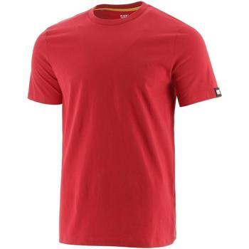 textil Herre T-shirts m. korte ærmer Caterpillar  Rød