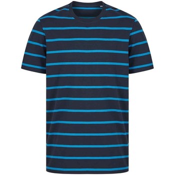 textil Langærmede T-shirts Front Row FR136 Blå