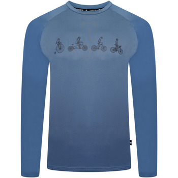 textil Herre Langærmede T-shirts Dare 2b  Blå