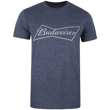 textil Herre Langærmede T-shirts Budweiser  Blå