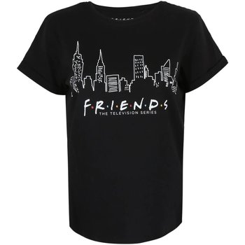 textil Dame Langærmede T-shirts Friends  Sort