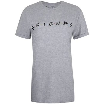 textil Dame Langærmede T-shirts Friends  Grå