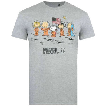 textil Herre Langærmede T-shirts Peanuts  Grå