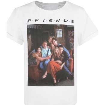 textil Dame Langærmede T-shirts Friends  Hvid
