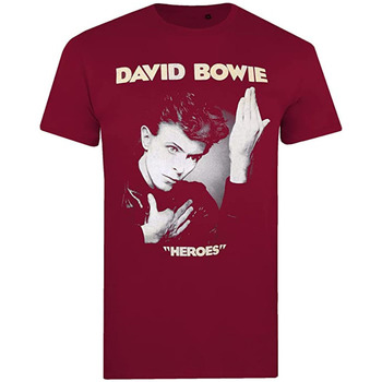 textil Herre Langærmede T-shirts David Bowie  Flerfarvet