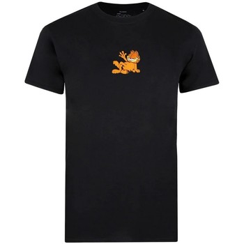 textil Herre Langærmede T-shirts Garfield  Sort