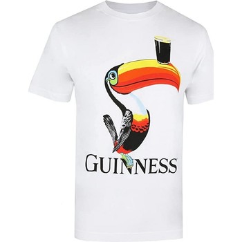 textil Herre Langærmede T-shirts Guinness  Hvid