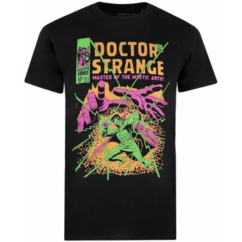 textil Herre Langærmede T-shirts Doctor Strange  Sort