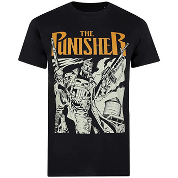 textil Herre Langærmede T-shirts The Punisher  Sort