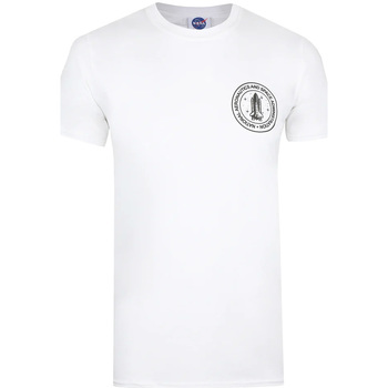 textil Herre Langærmede T-shirts Nasa  Hvid