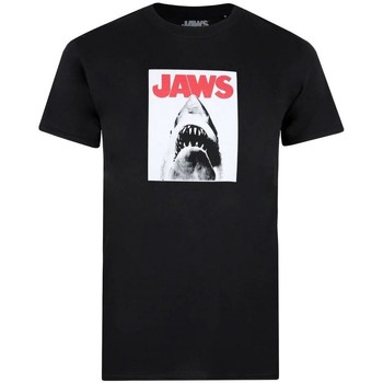 textil Herre Langærmede T-shirts Jaws  Sort