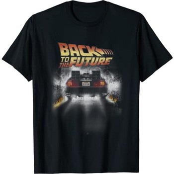 textil Herre Langærmede T-shirts Back To The Future  Sort