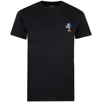 textil Herre Langærmede T-shirts Sonic The Hedgehog  Sort