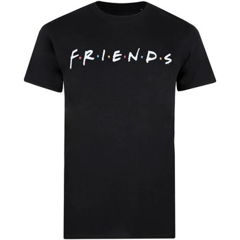 textil Herre Langærmede T-shirts Friends  Sort