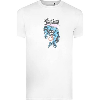 textil Herre Langærmede T-shirts Venom  Hvid