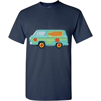 textil Herre Langærmede T-shirts Scooby Doo  Flerfarvet