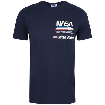 textil Herre Langærmede T-shirts Nasa  Blå