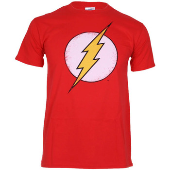 textil Herre Langærmede T-shirts The Flash  Rød