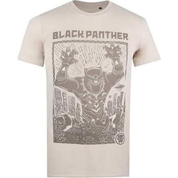 textil Herre Langærmede T-shirts Black Panther  Beige